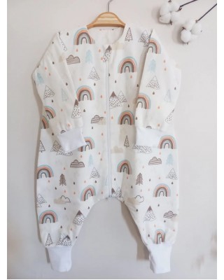 Müslin Tulum, %100 Organik Pamuk, Çift Kat, Kışlık Müslin